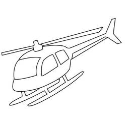 Dessin à colorier: Helicoptère (Transport) #174178 - Coloriages à Imprimer Gratuits