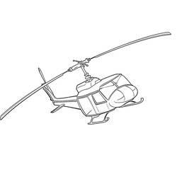 Dessin à colorier: Helicoptère (Transport) #217871 - Coloriages à Imprimer Gratuits