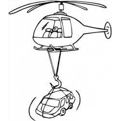 Dessin à colorier: Helicoptère (Transport) #217872 - Coloriages à Imprimer Gratuits