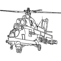 Dessin à colorier: Helicoptère (Transport) #217876 - Coloriages à Imprimer Gratuits