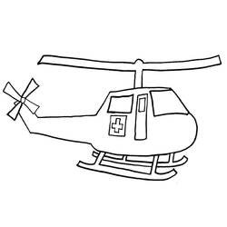 Dessin à colorier: Helicoptère (Transport) #217880 - Coloriages à Imprimer Gratuits