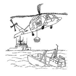 Dessin à colorier: Helicoptère (Transport) #217882 - Coloriages à Imprimer Gratuits