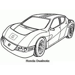 Dessin à colorier: Honda (Transport) #204965 - Coloriages à Imprimer Gratuits