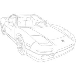 Dessin à colorier: Honda (Transport) #204972 - Coloriages à Imprimer Gratuits