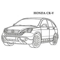 Dessin à colorier: Honda (Transport) #204976 - Coloriages à Imprimer Gratuits