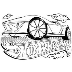 Dessin à colorier: Hot wheels (Transport) #145891 - Coloriages à Imprimer