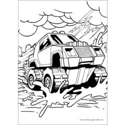 Dessin à colorier: Hot wheels (Transport) #145895 - Coloriages à Imprimer Gratuits