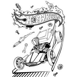 Coloriage Hot Wheels (Transport) #174768 à imprimer et colorier