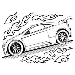 Coloriage Hot Wheels (Transport) #174771 à imprimer et colorier