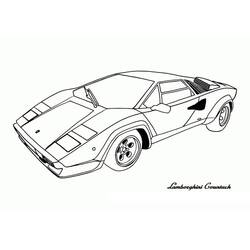 Dessin à colorier: Lamborghini (Transport) #174218 - Coloriages à Imprimer Gratuits