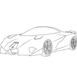 Dessin à colorier: Lamborghini (Transport) #174219 - Coloriages à Imprimer Gratuits