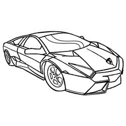 Coloriage Lamborghini (Transport) #174240 à imprimer et colorier