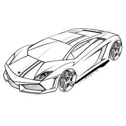 Dessin à colorier: Lamborghini (Transport) #217273 - Coloriages à Imprimer Gratuits
