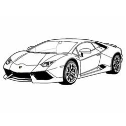 Dessin à colorier: Lamborghini (Transport) #217278 - Coloriages à Imprimer Gratuits