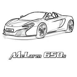 Dessin à colorier: McLaren (Transport) #219357 - Coloriages à Imprimer Gratuits