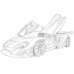 Dessin à colorier: McLaren (Transport) #219359 - Coloriages à Imprimer Gratuits