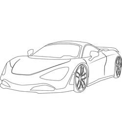 Dessin à colorier: McLaren (Transport) #219365 - Coloriages à Imprimer Gratuits