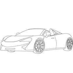 Dessin à colorier: McLaren (Transport) #219369 - Coloriages à Imprimer Gratuits