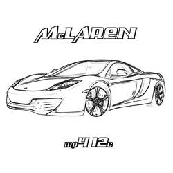 Dessin à colorier: McLaren (Transport) #219371 - Coloriages à Imprimer Gratuits