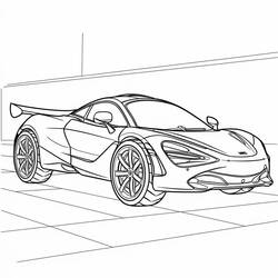 Dessin à colorier: McLaren (Transport) #219376 - Coloriages à Imprimer Gratuits