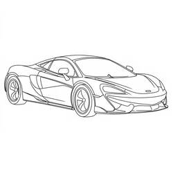 Dessin à colorier: McLaren (Transport) #219379 - Coloriages à Imprimer Gratuits
