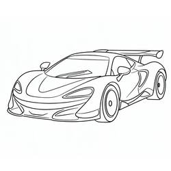 Dessin à colorier: McLaren (Transport) #219382 - Coloriages à Imprimer Gratuits