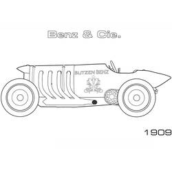 Dessin à colorier: Mercedes (Transport) #187454 - Coloriages à Imprimer Gratuits