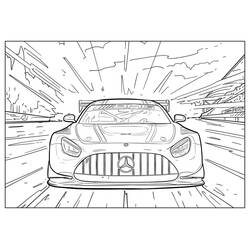 Dessin à colorier: Mercedes (Transport) #187457 - Coloriages à Imprimer Gratuits