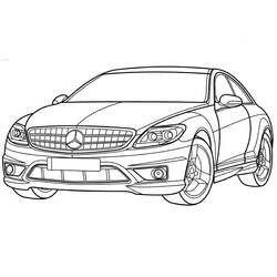 Dessin à colorier: Mercedes (Transport) #187460 - Coloriages à Imprimer Gratuits