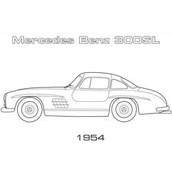 Dessin à colorier: Mercedes (Transport) #187462 - Coloriages à Imprimer Gratuits