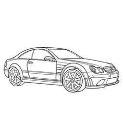 Dessin à colorier: Mercedes (Transport) #187467 - Coloriages à Imprimer Gratuits