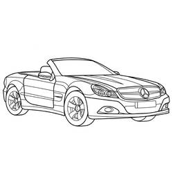 Dessin à colorier: Mercedes (Transport) #187473 - Coloriages à Imprimer Gratuits