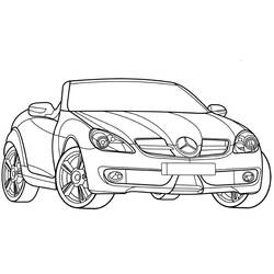 Dessin à colorier: Mercedes (Transport) #187474 - Coloriages à Imprimer Gratuits