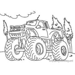 Dessin à colorier: Monster Truck (Transport) #141298 - Coloriages à Imprimer Gratuits