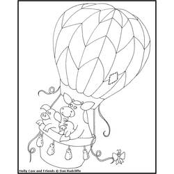 Dessin à colorier: Montgolfière (Transport) #134660 - Coloriages à Imprimer Gratuits