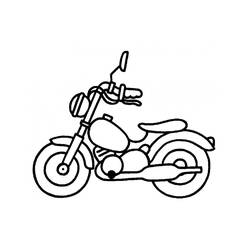 Coloriage Moto (Transport) #175331 à imprimer et colorier