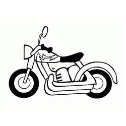 Coloriage Moto (Transport) #175333 à imprimer et colorier