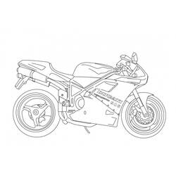 Coloriage Moto (Transport) #175344 à imprimer et colorier