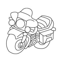 Coloriage Moto (Transport) #175354 à imprimer et colorier