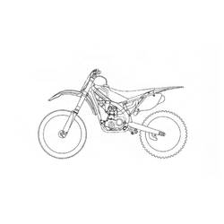 Dessin à colorier: Motocross (Transport) #136532 - Coloriages à Imprimer Gratuits