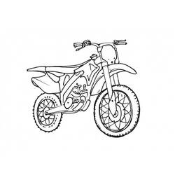 Coloriage Motocross (Transport) #209990 à imprimer et colorier
