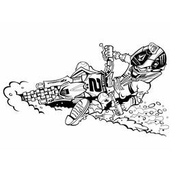 Coloriage Motocross (Transport) #209996 à imprimer et colorier