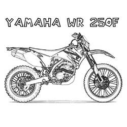 Coloriage Motocross (Transport) #210011 à imprimer et colorier
