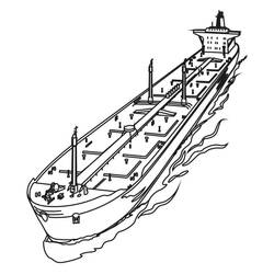 Dessin à colorier: Navire et Bateau (Transport) #171592 - Coloriages à Imprimer Gratuits