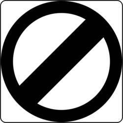 Dessin à colorier: Panneau routier (Transport) #119015 - Coloriages à Imprimer Gratuits