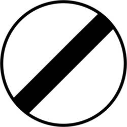 Dessin à colorier: Panneau routier (Transport) #119024 - Coloriages à Imprimer Gratuits