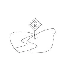 Dessin à colorier: Panneau routier (Transport) #119346 - Coloriages à Imprimer Gratuits