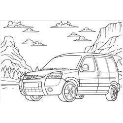 Dessin à colorier: Peugeot (Transport) #206123 - Coloriages à Imprimer Gratuits