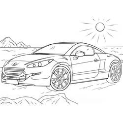 Dessin à colorier: Peugeot (Transport) #206155 - Coloriages à Imprimer Gratuits