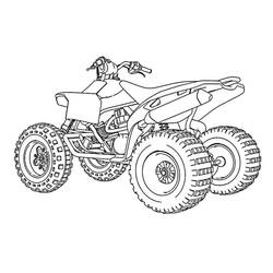 Dessin à colorier: Quad / VTT (Transport) #179374 - Coloriages à Imprimer Gratuits